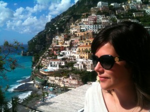 Sophia Overlooking Positano